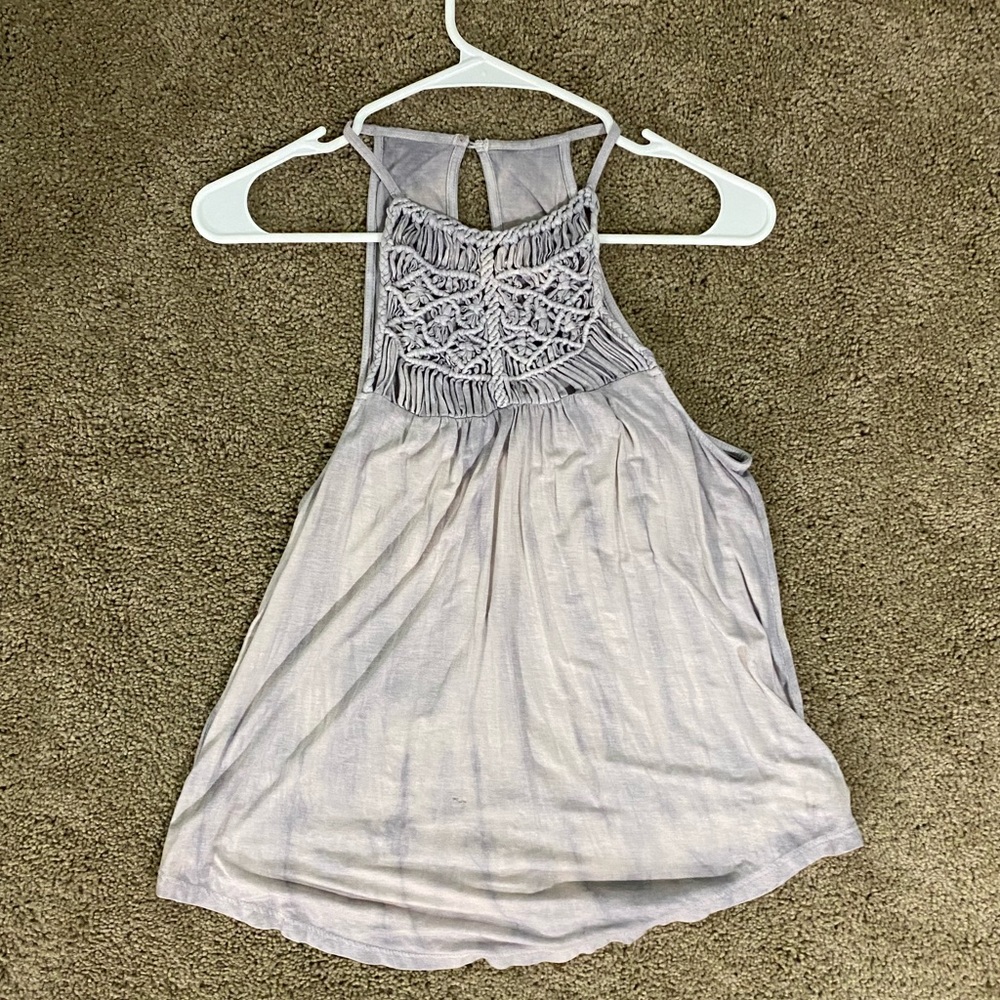 Purple tie die tank top!